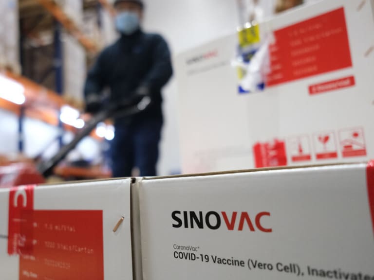 Construcción de planta de vacunas Sinovac en Chile