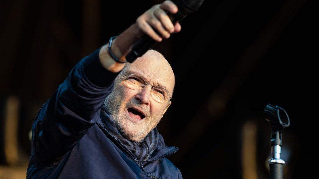 British singer Phil Collins performs on stage during his "Still Not Dead Yet-tour" at Goffertpark, in Nijmegen, on June 20, 2019. - It is the first time in 14 years that Collins performs on a Dutch stage. (Photo by Paul Bergen / ANP / AFP) / Netherlands OUT (Photo credit should read PAUL BERGEN/AFP via Getty Images)
