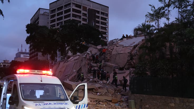 Al menos 164 muertos y casi 1.000 heridos por terremotos en Venezuela