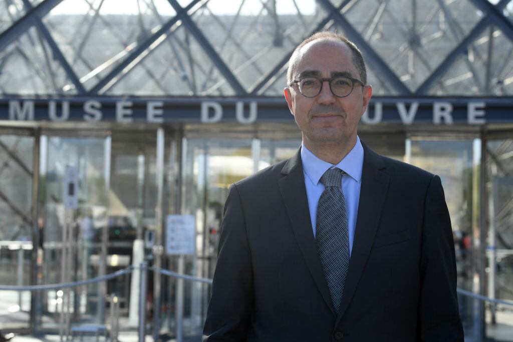 Imagen del ex director presidente del Museo del Louvre Jean-Luc Martinez