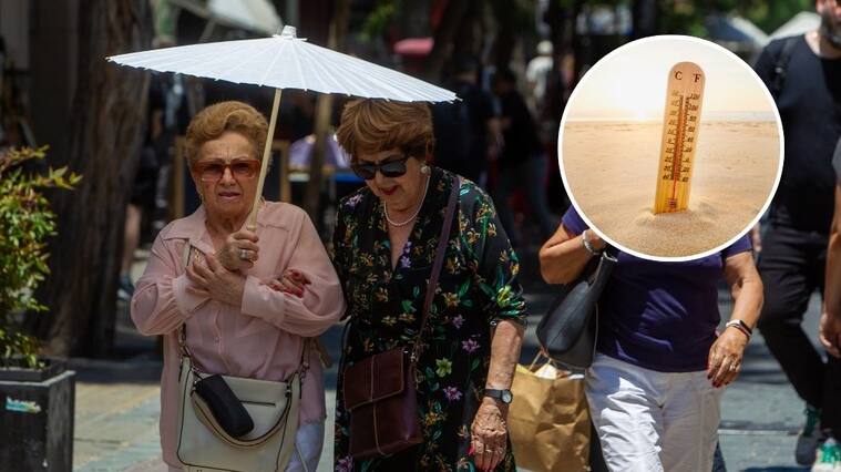 Altas temperaturas en Santiago