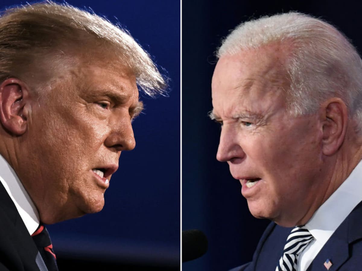 “Señor, tiene algo en la barbilla”: Donald Trump se burla de Joe Biden tras acuerdo entre Israel y Hamás