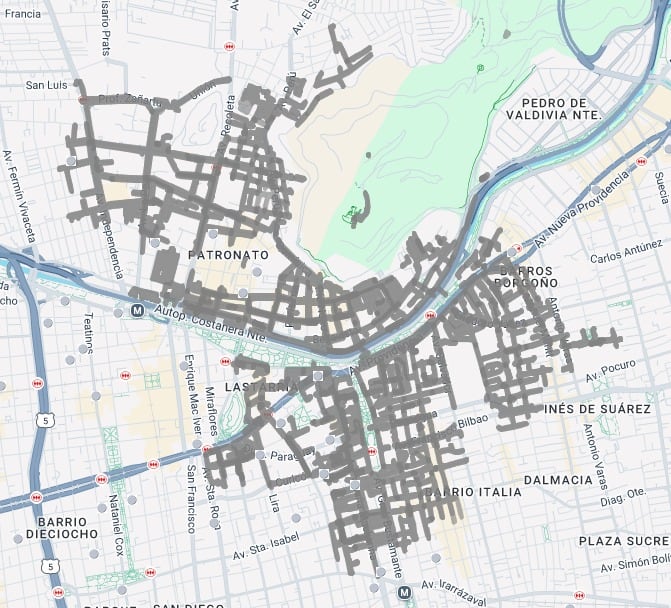 Mapa corte de luz Enel