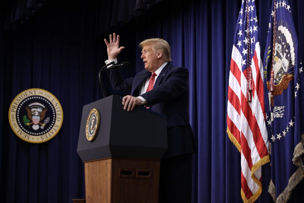 Donald Trump en la Casa Blanca