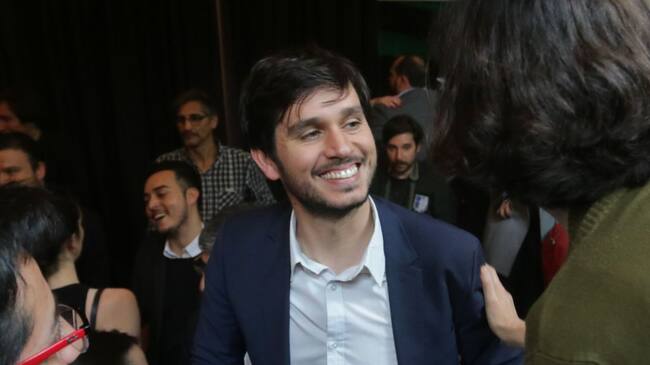 Diego Vela durante la asunción al cargo. / Agencia Uno.