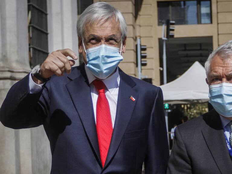 Presidente Sebastián Piñera y Enrique Paris