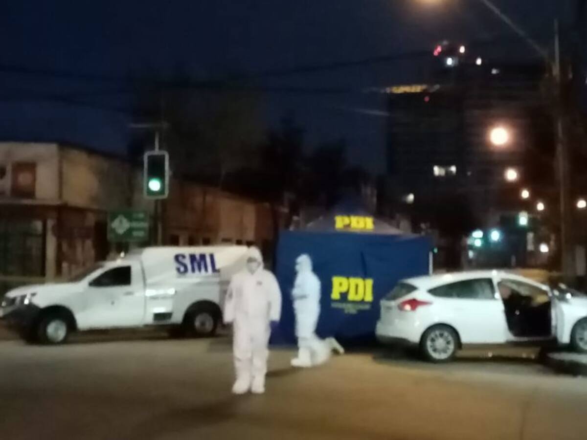 Una persona fallecida y otra herida de gravedad deja ataque con arma de fuego en Estación Central