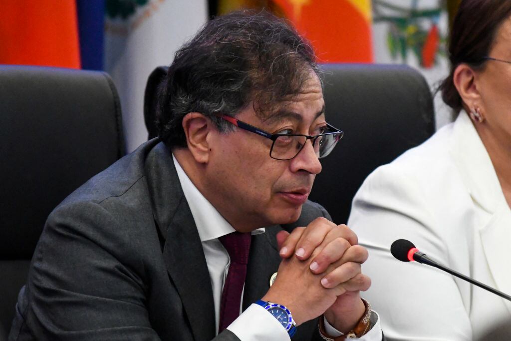 El presidente de Colombia, Gustavo Petro, asiste a la última cumbre de la Celac.