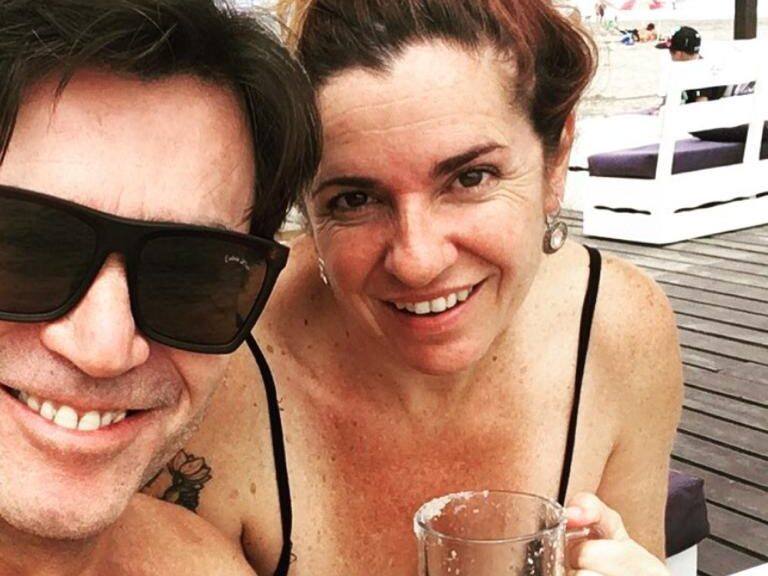 Remigio Remedy y Pamela Villalba