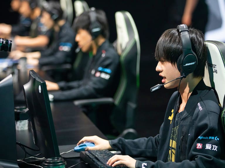 REYKJAVIK, ICELAND - MAY 23: Royal Never Give Up&#039;s Shi &quot;Ming&quot; Sen-Ming competes during the League of Legends Mid-Season Invitational Finals Stage on May 23, 2021 in Reykjavik, Iceland.  (Photo by Colin Young-Wolff/Riot Games Inc. via Getty Images)