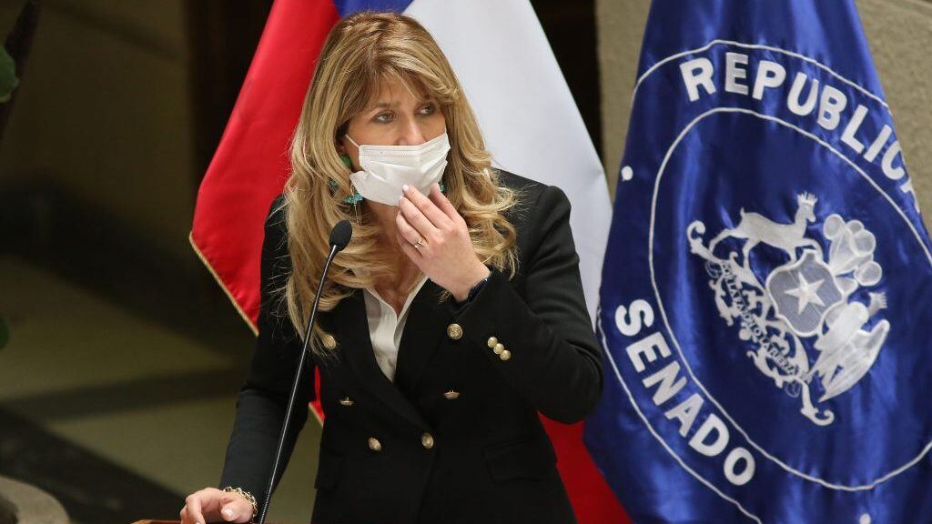 26 DE OCTUBRE DE 2021/VALPARAISOLa presidenta del Senado, Ximena Rincón, ofrece un punto de prensa en el Senado.
FOTO: LEONARDO RUBILAR CHANDIA/AGENCIAUNO