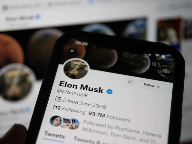 Imagen de la cuenta de Elon Musk en Twitter ante la opción de su compra