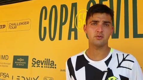 Tomás Barrios avanzó por retiro a los cuartos de final del Challenger de Sevilla