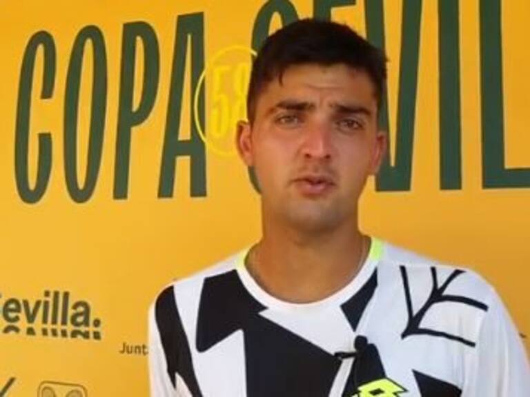Tomás Barrios avanzó por retiro a los cuartos de final del Challenger de Sevilla