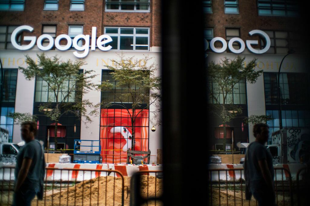 Las oficinas de Google en Nueva York