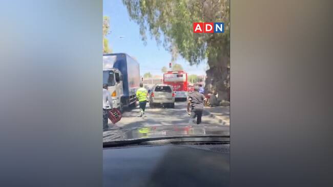 Violento enfrentamiento tras presunto robo a camión de bebidas