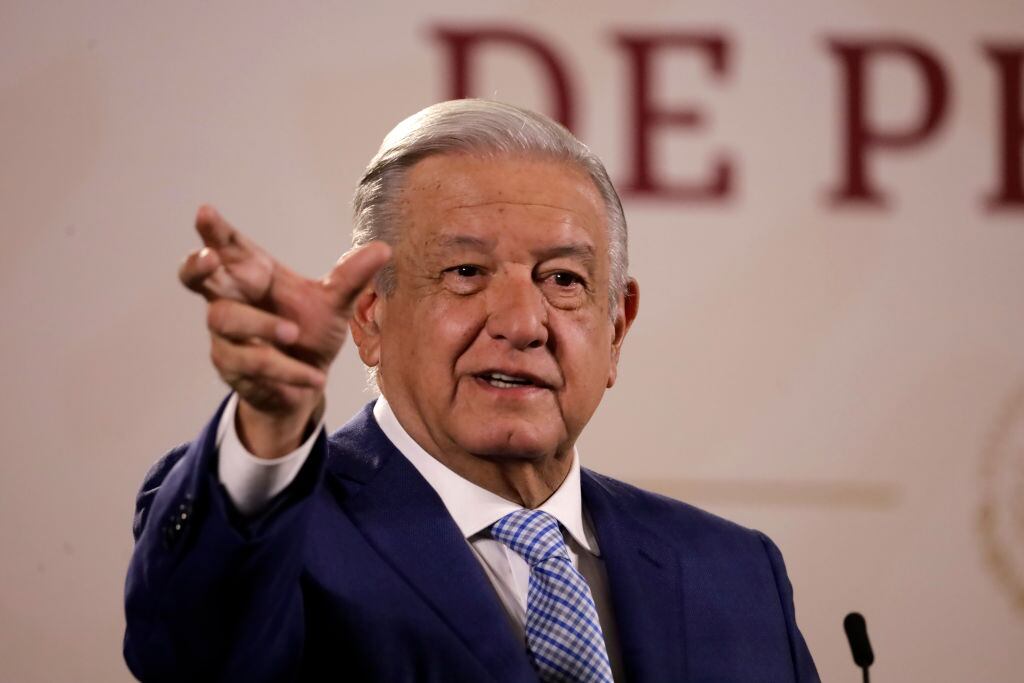 El presidente de México, Andrés Manuel López Obrador, ante la prensa
