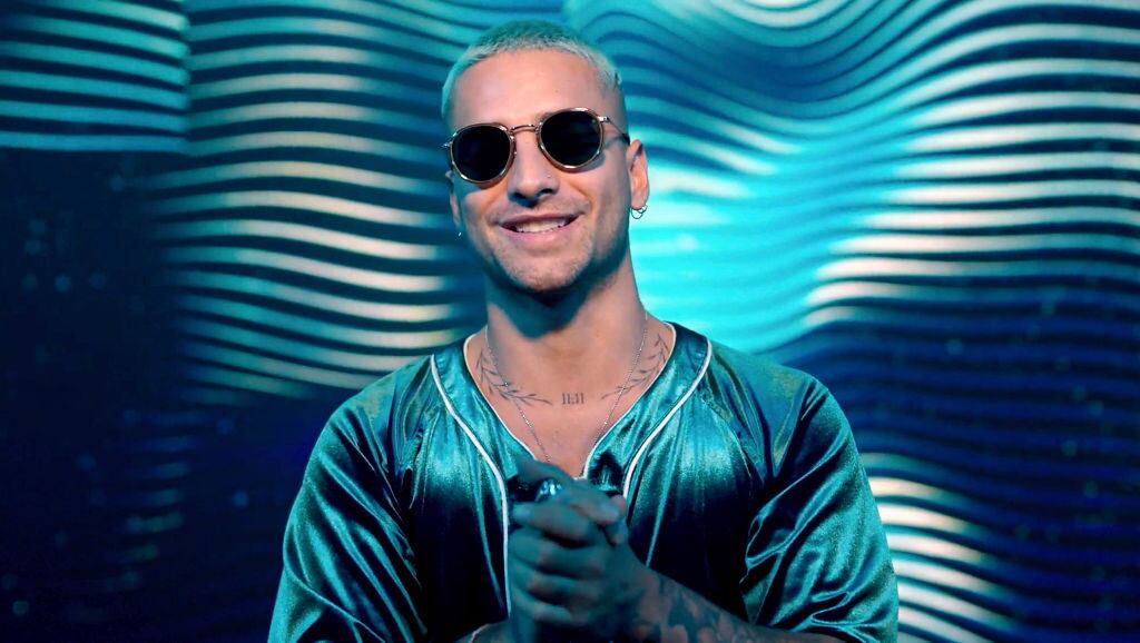 UNSPECIFIED - DECEMBER 10: In this screengrab released on December 10, Maluma speaks during the Billboard Women In Music 2020 event on December 10, 2020. (Photo by 2020 Billboard Women In Music/Getty Images for Billboard)
