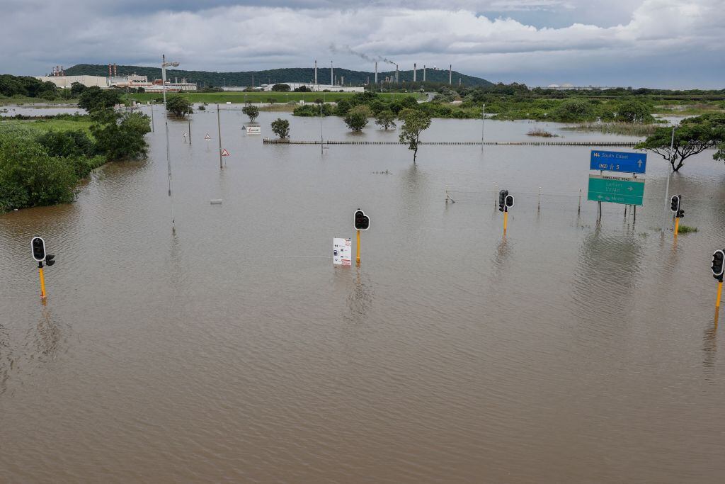 La ciudad sudafricana de Durban bajo el agua tras graves inundaciones