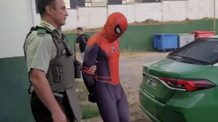 “Spiderman” atrapado en Valparaíso: el peligroso prontuario por el que fue detenido