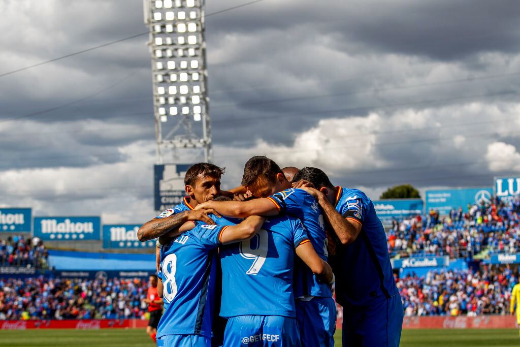 Getafe celebra un gol ante Villarreal la temporada 2018/2019