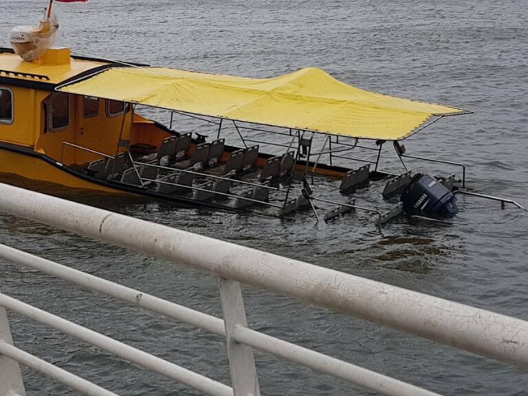 Hundimiento motonave, Calbuco