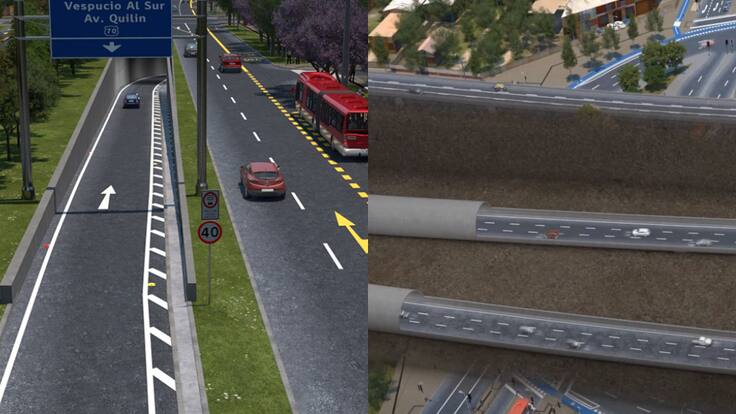 AVO II: así quedará el ambicioso proyecto que concluirá el anillo de Américo Vespucio