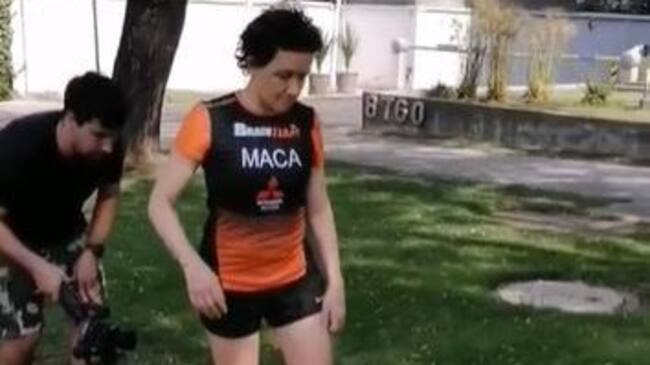 La lucha de Macarena Larraín: volver a correr un maratón tras sufrir un ACV
