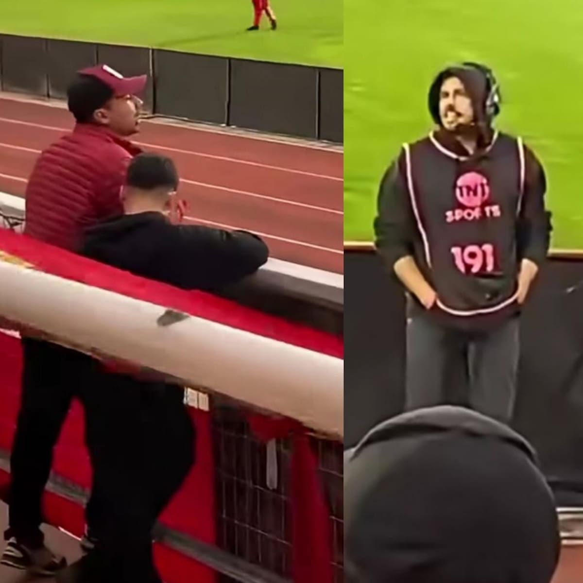 La insólita pelea entre un hincha y un camarógrafo de TNT Sports en la Copa Chile: el video ya es viral