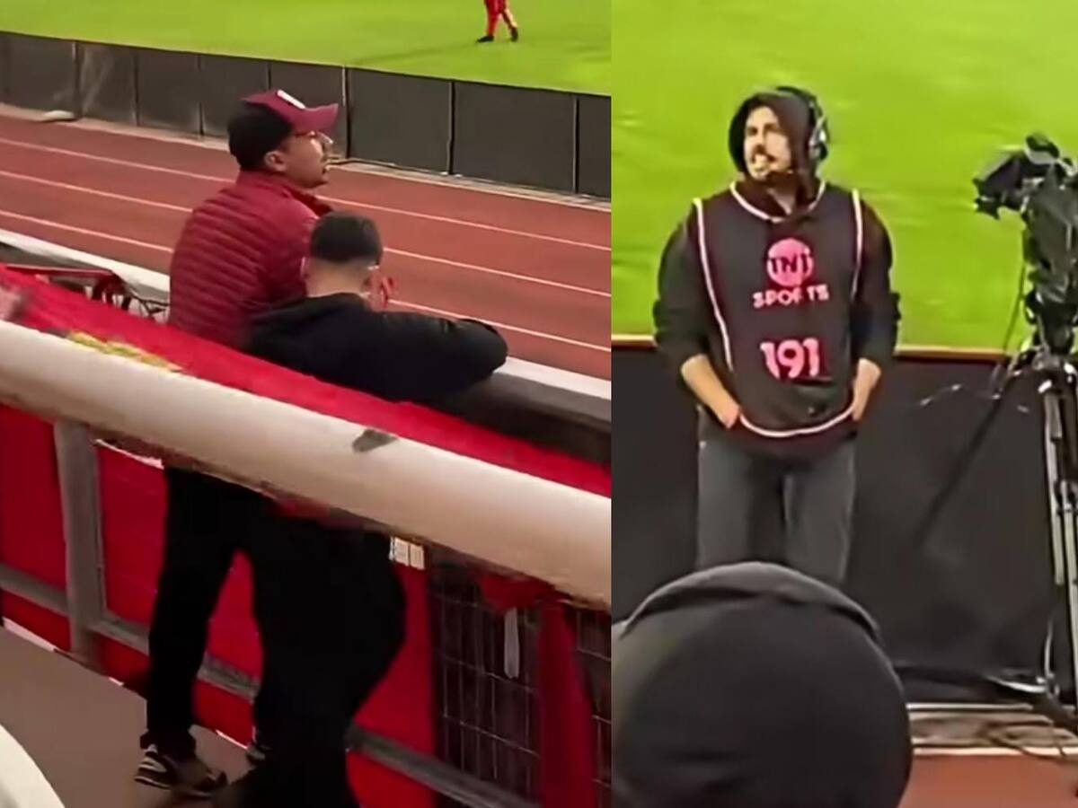 La insólita pelea entre un hincha y un camarógrafo de TNT Sports en la Copa Chile: el video ya es viral