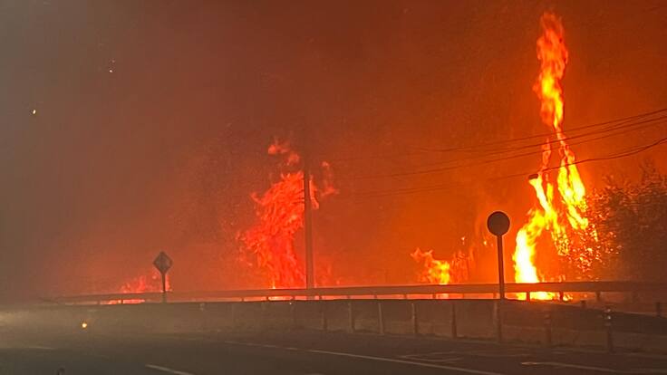 Vecino de Lirquén relata cómo el fuego arrasó su barrio y dejó una escena “aterradora”