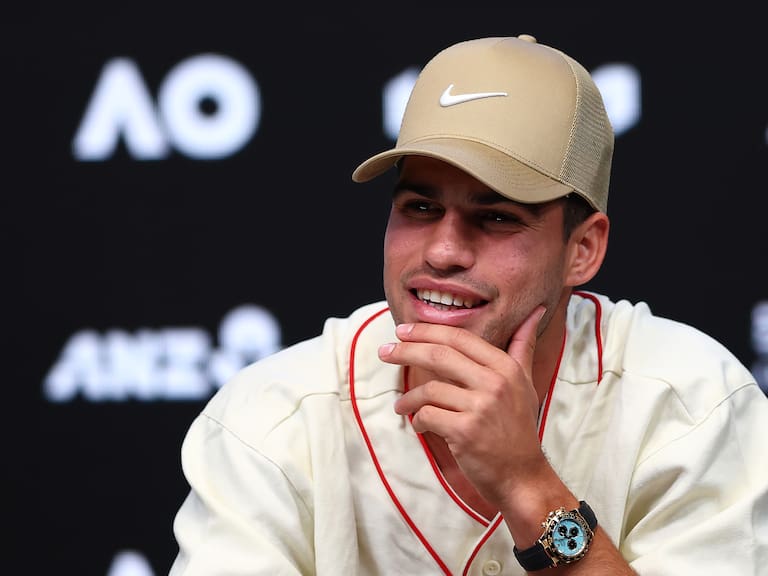 Carlos Alcaraz aborda por primera vez de manera pública su ruptura con Ferrero y su “imitación” de Djokovic en Australia