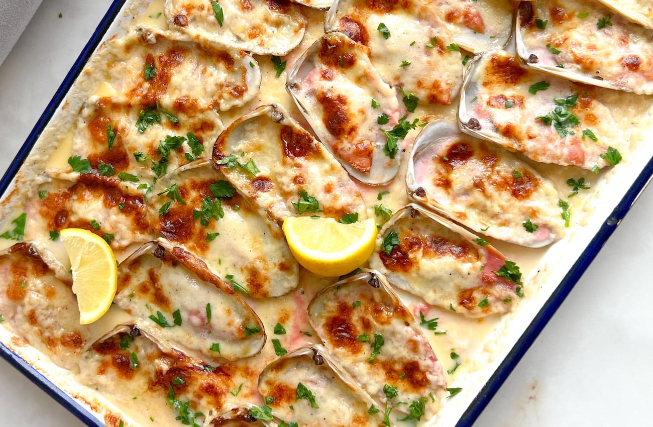 Machas a la parmesana