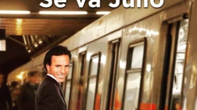 Compilado de memes del término de mes en alusión a Julio Iglesias.