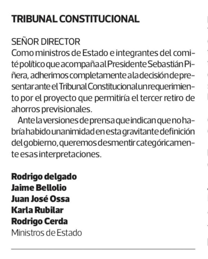 Fuente: La Tercera