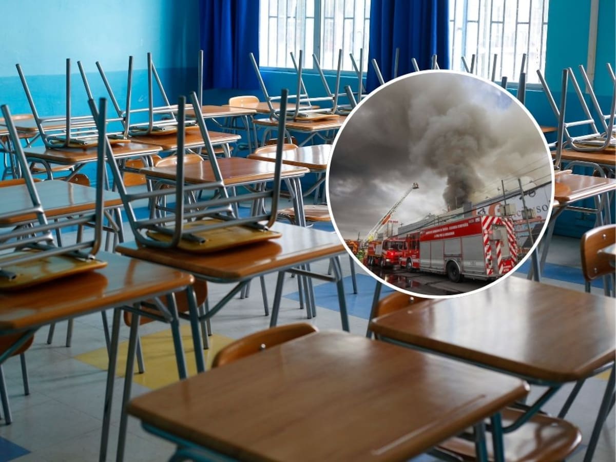 Suspenden clases en todos los colegios públicos de Cerrillos por emergencia ambiental tras gigantesco incendio
