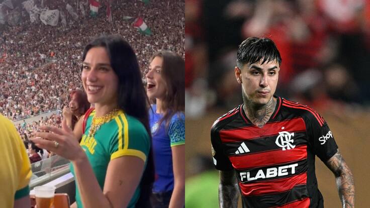Con Dua Lipa en las tribunas y Erick Pulgar en cancha: Flamengo sufre dura derrota en plena lucha por el título del Brasileirao