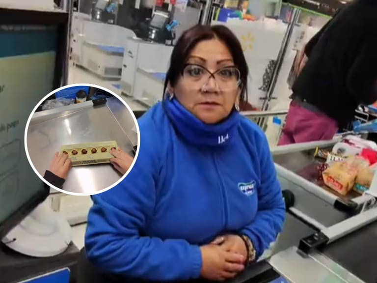 “La nueva forma de pagar”: cliente rompe un huevo frente a cajera y ella no puede creer lo que terminó pasando