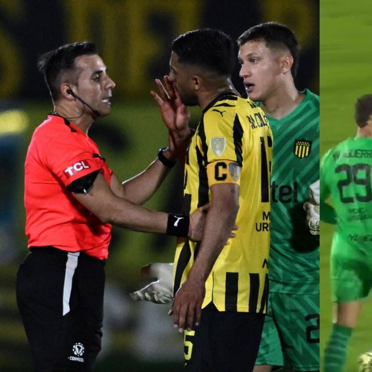 La insólita agresión por la que el juez chileno Piero Maza expulsó al portero de Peñarol ante Botafogo en Copa Libertadores