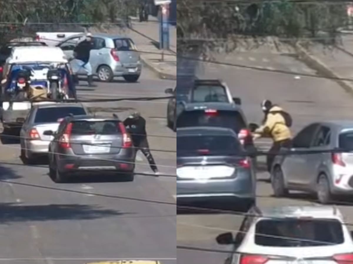 Cae “La Jauría de Franklin”: detienen a sujetos que aprovechaban la luz roja para robar a conductores en Santiago