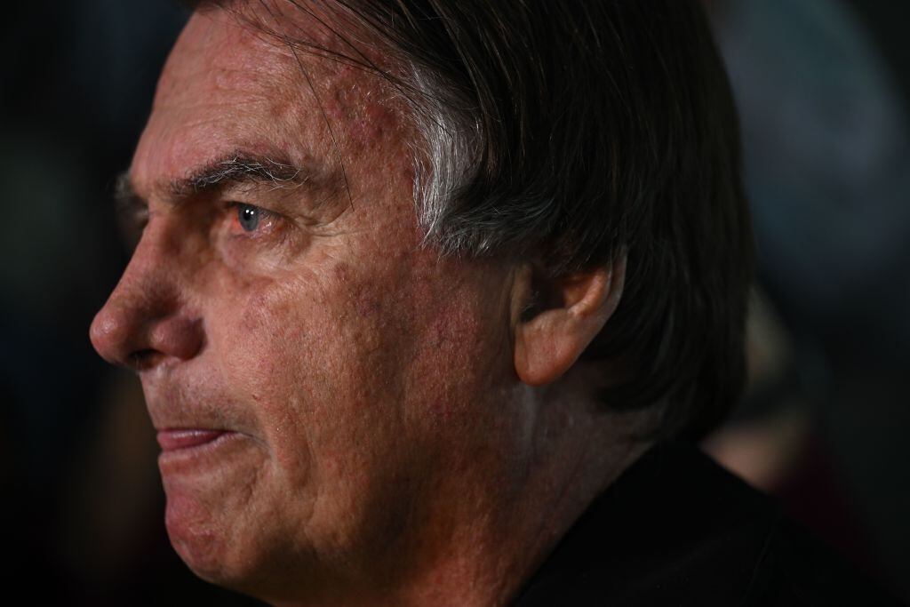 El expresidente brasilero Jair Bolsonaro en Río de Janeiro