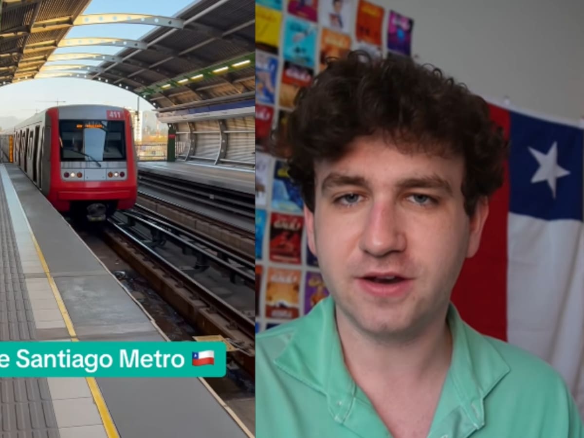 “Es mi favorito”: influencer estadounidense destaca Metro de Santiago como “uno de los mejores del mundo”