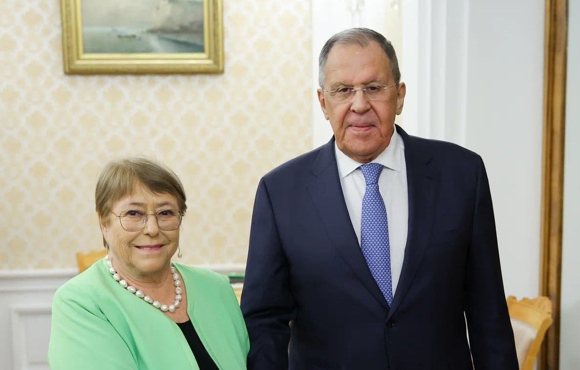 Michelle Bachelet - Serguéi Lavrov