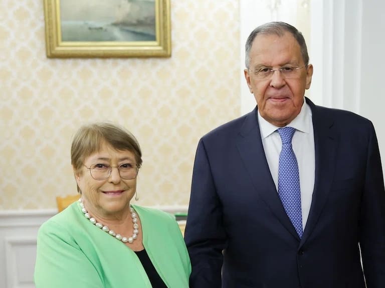 Michelle Bachelet - Serguéi Lavrov