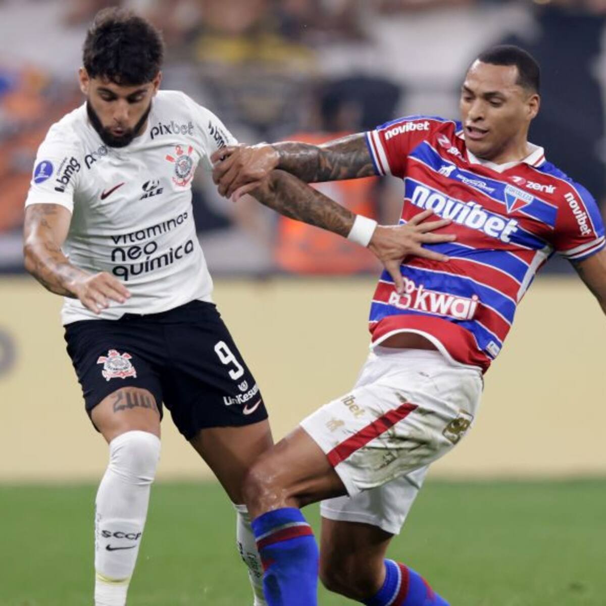 Se dieron la mano: Corinthians y Fortaleza firmaron un intenso empate por las semis de Copa Sudamericana
