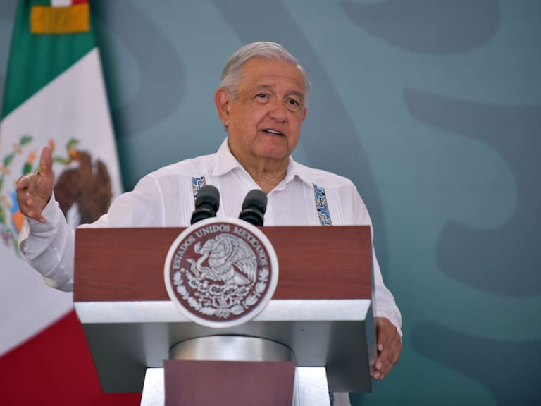 El presidente de Mexico Andres Manuel Lopez Obrador