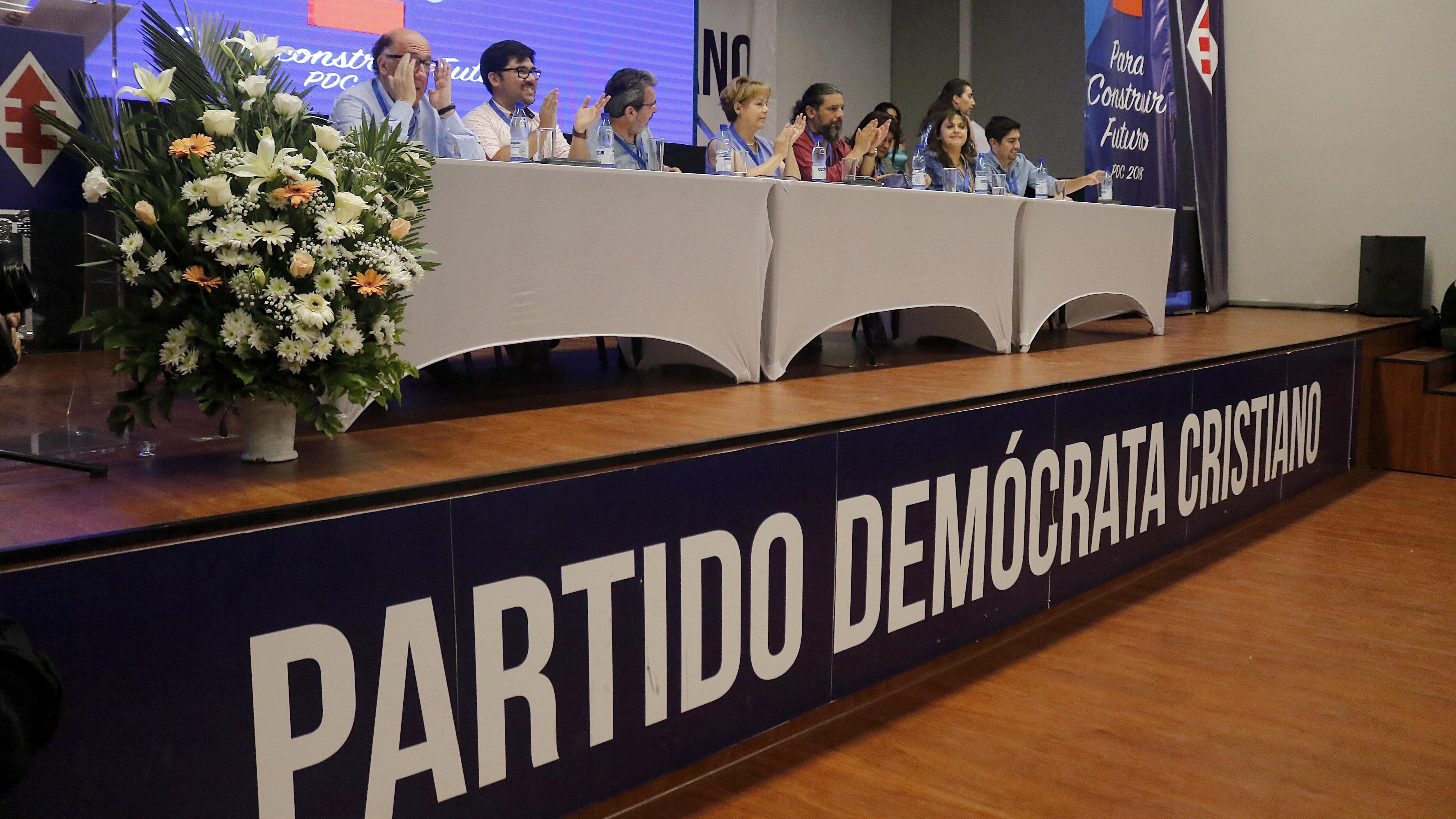 27 de enero de 2018/SANTIAGOEl Partido Demócrata Cristiano realiza su Junta Nacional en la sede del partido, en donde su presidenta, Myriam Verdugo entregó su cuenta pública.
FOTO: LEONARDO RUBILAR CHANDIA/AGENCIAUNO