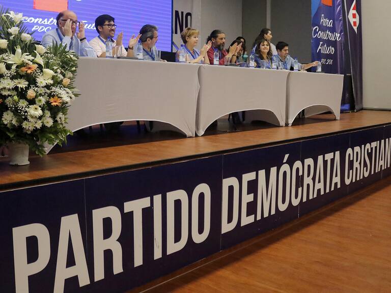 27 de enero de 2018/SANTIAGOEl Partido Demócrata Cristiano realiza su Junta Nacional en la sede del partido, en donde su presidenta, Myriam Verdugo entregó su cuenta pública.
FOTO: LEONARDO RUBILAR CHANDIA/AGENCIAUNO