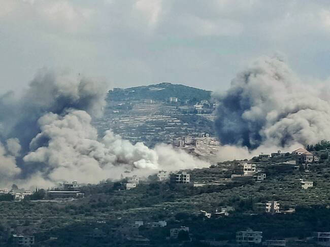 Ataque aéreos masivos en villa libanesa por parte de Israel, 23 de septiembre 2024