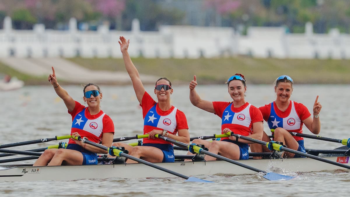 El remo le entrega un nuevo oro a Chile y conquista el medallero de la disciplina en los Juegos Suramericanos
